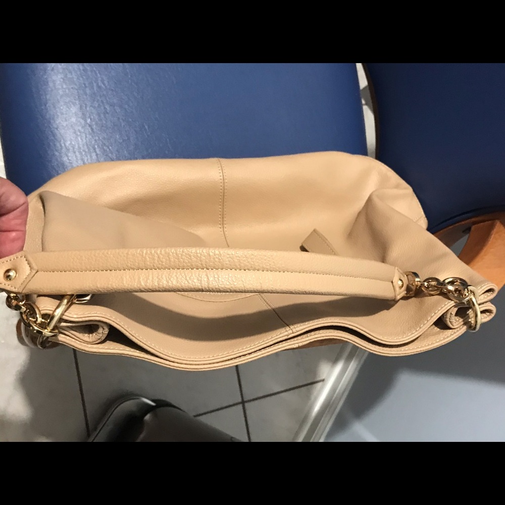 Cuore & Pelle beige leather handbag - Picture 4 of 13